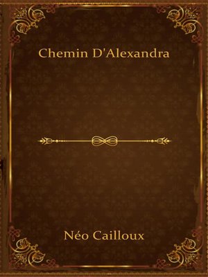 cover image of Chemin d'Alexandra